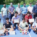 लॉन टेनिस फैसिलिटी  के अनुरुद्ध कुमार ने जीते दोहरे खिताब